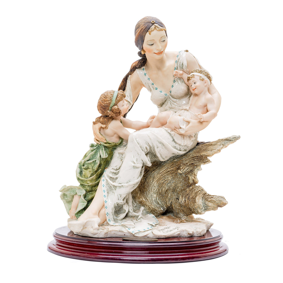 Giuseppe Armani 'Pride and Joy' genuine porcelain sculpture made in Italy.