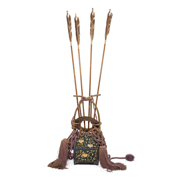 Rare Early 19th Century Quiver Decorated with Palownia Vines.