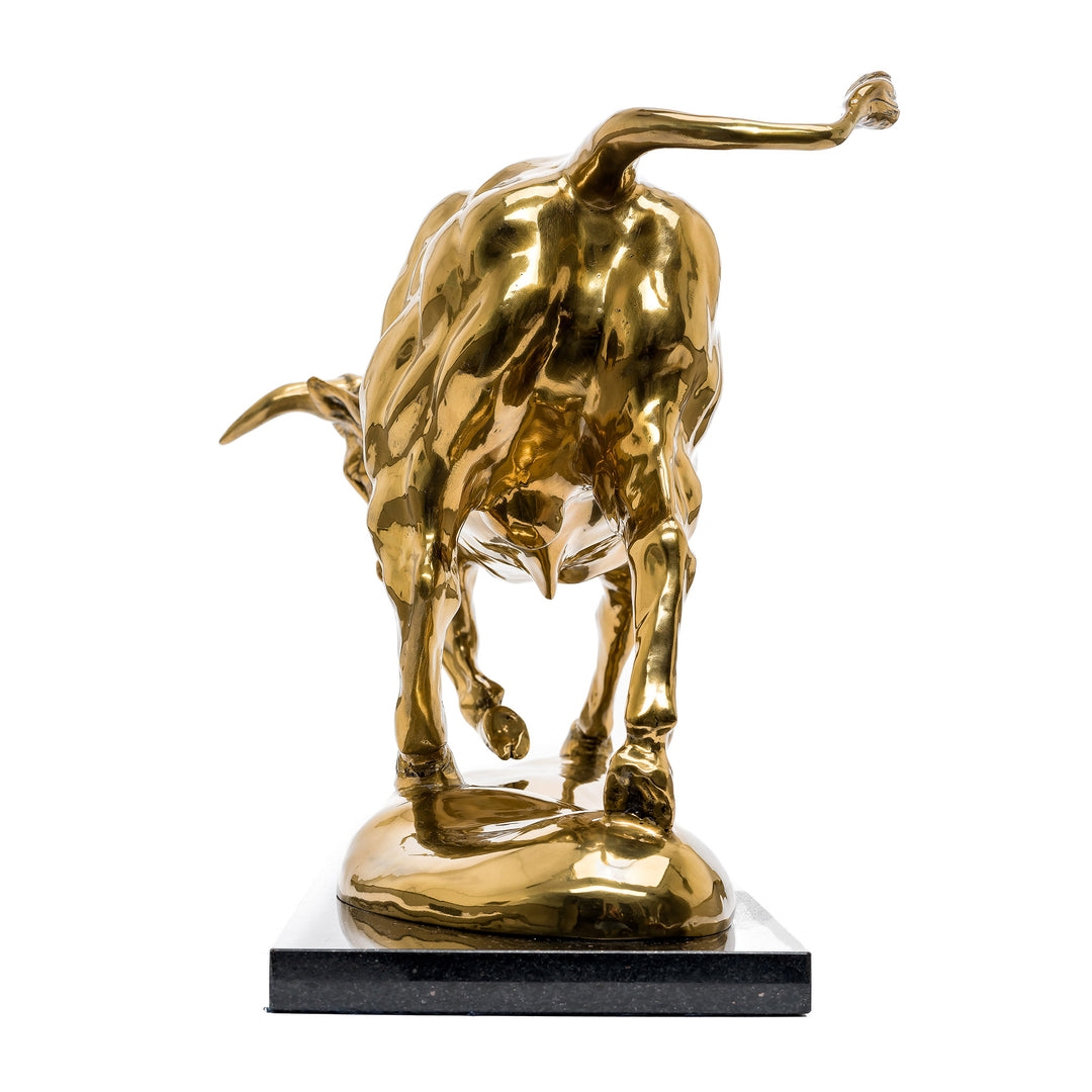 Artistic Ghiglieri limited edition bull in gleaming bronze