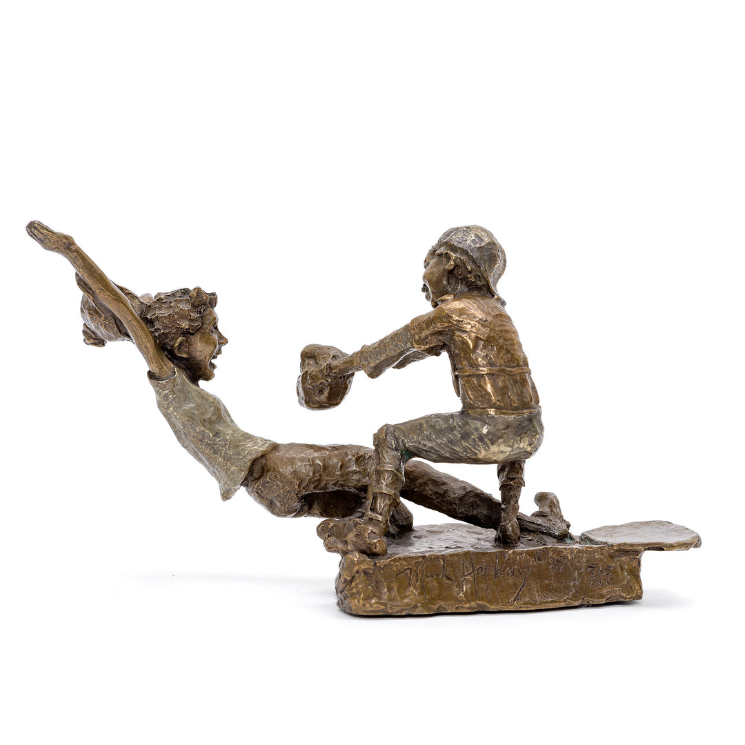 Lifesaving action immortalized in a limited edition bronze statue.