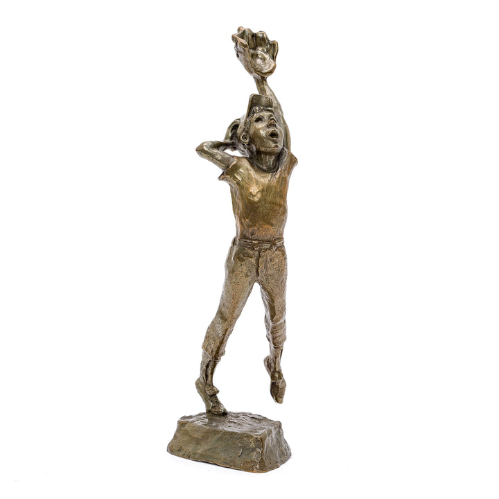 "I've Got It" limited edition victory sculpture by Mark Hopkins in bronze.