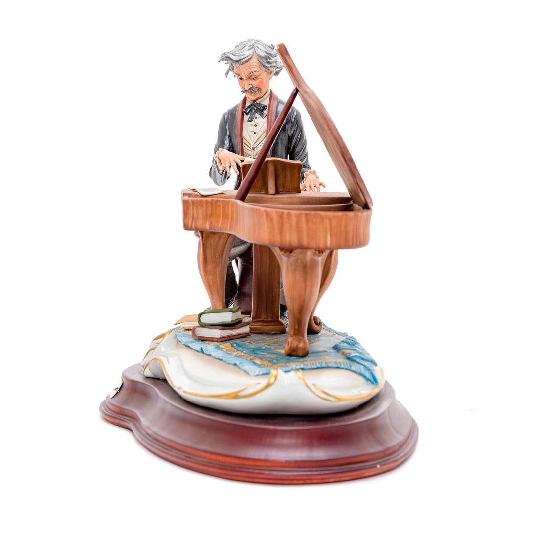 Handcrafted Italian musical porcelain art by Cortese.