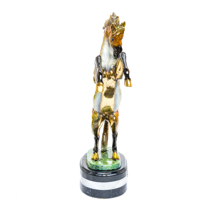 Majestic bronze horse statue for home decor