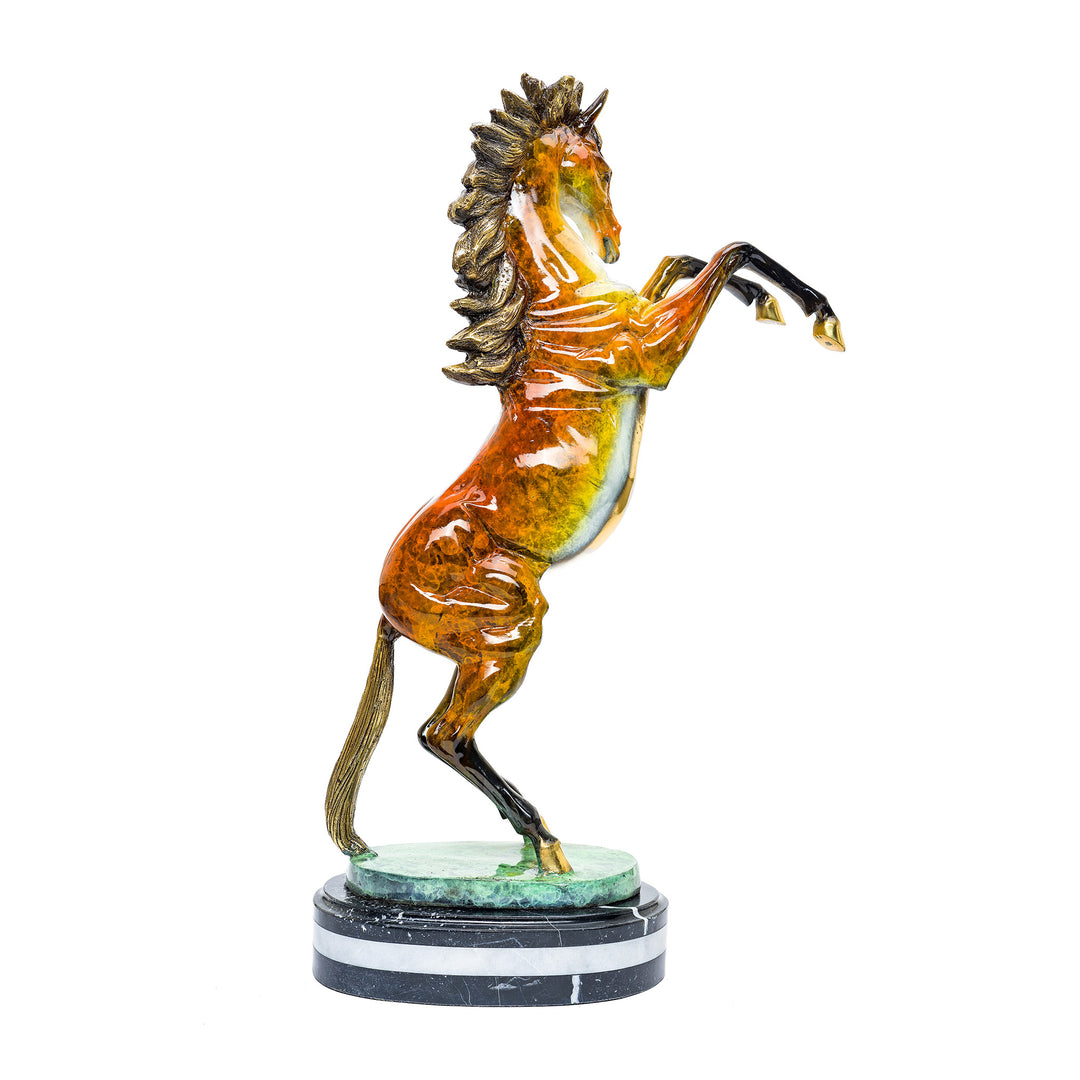 Powerful and graceful horse sculpture