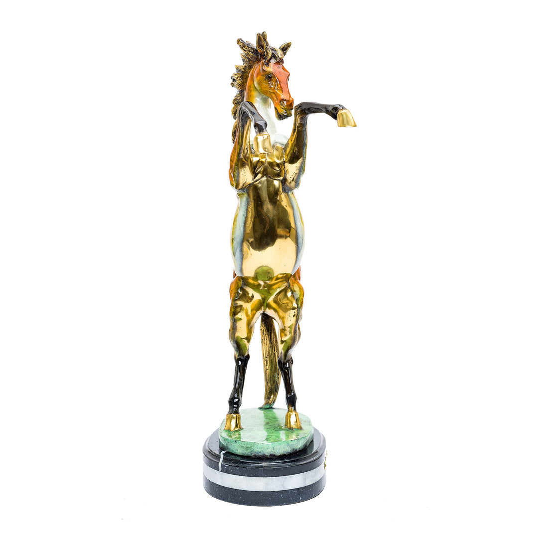 Majestic equine bronze collectible