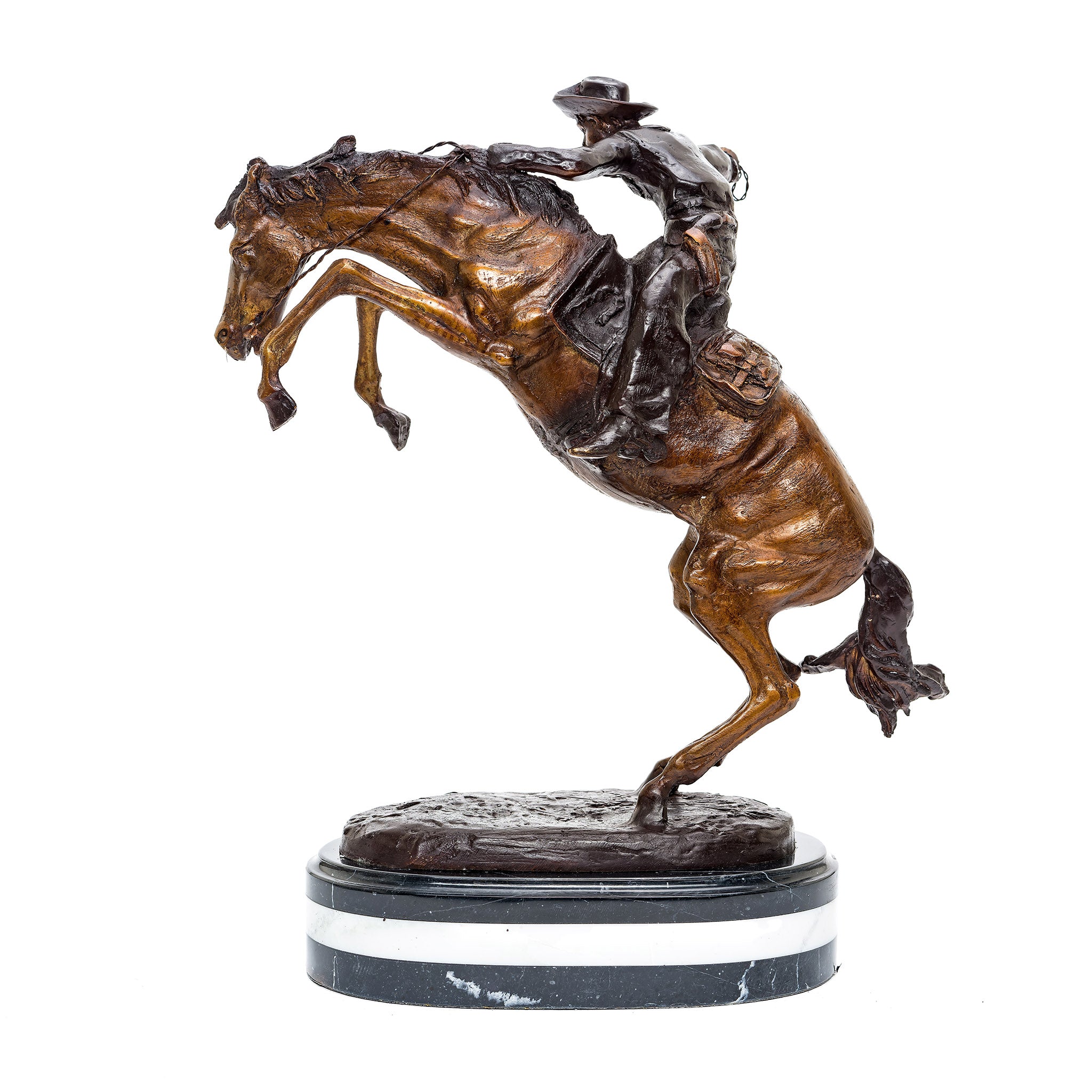 Bronco Buster Bronze Sculpture by Frederic Remington