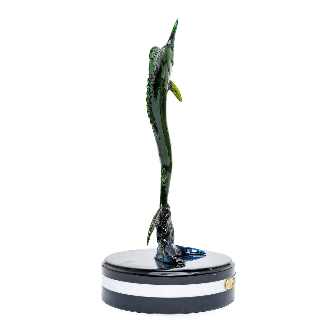 Elegant marine life sculpture with detailed craftsmanship