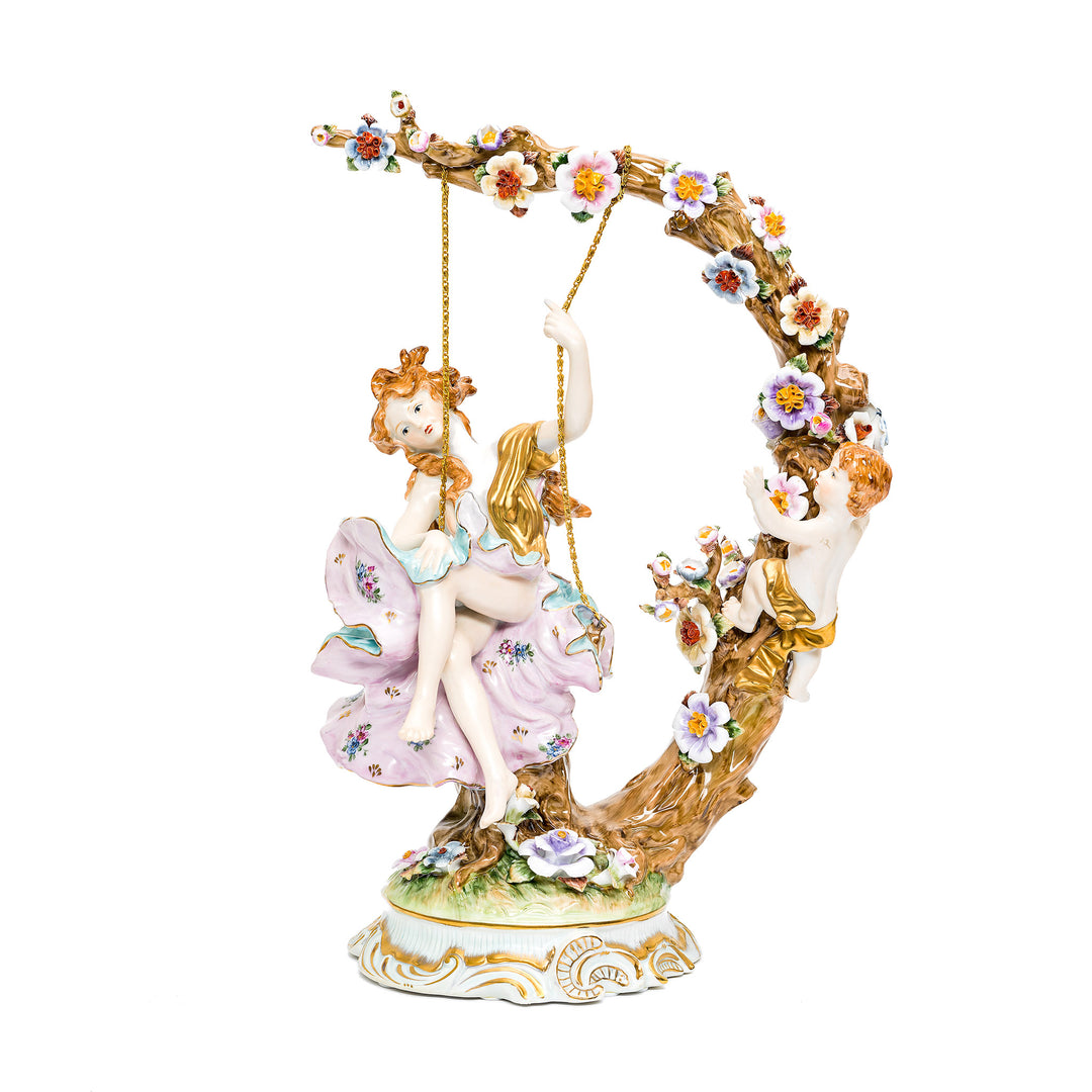 Enchanting German Dresden porcelain sculpture