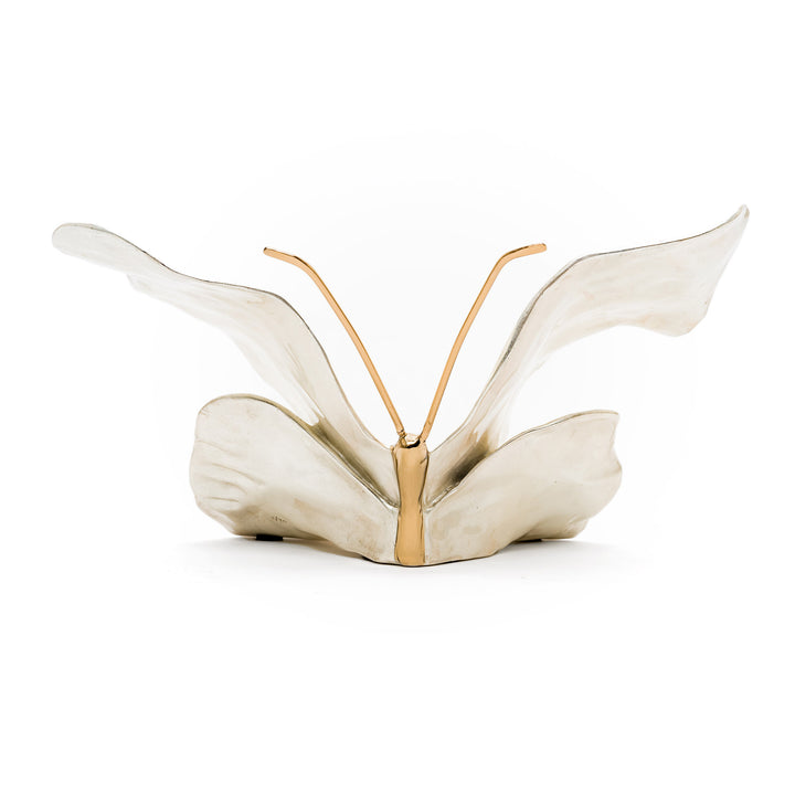 Back angle showing elegant wing contours and gold body