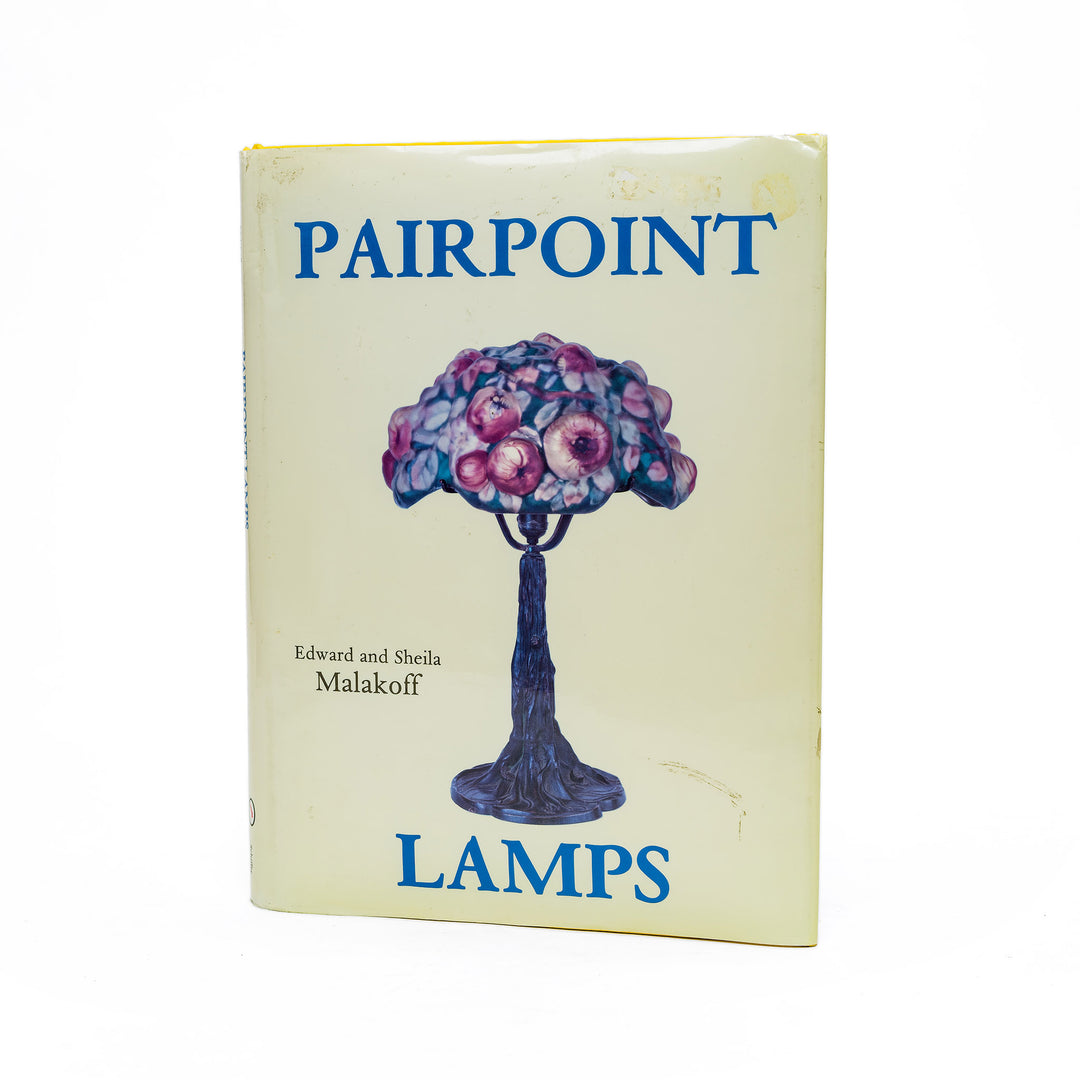 Book titled 'Pairpoint Lamps' with a floral lamp design on the cover.