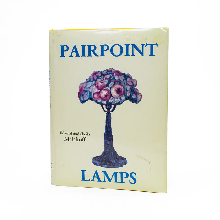 Book titled 'Pairpoint Lamps' with a floral lamp design on the cover.