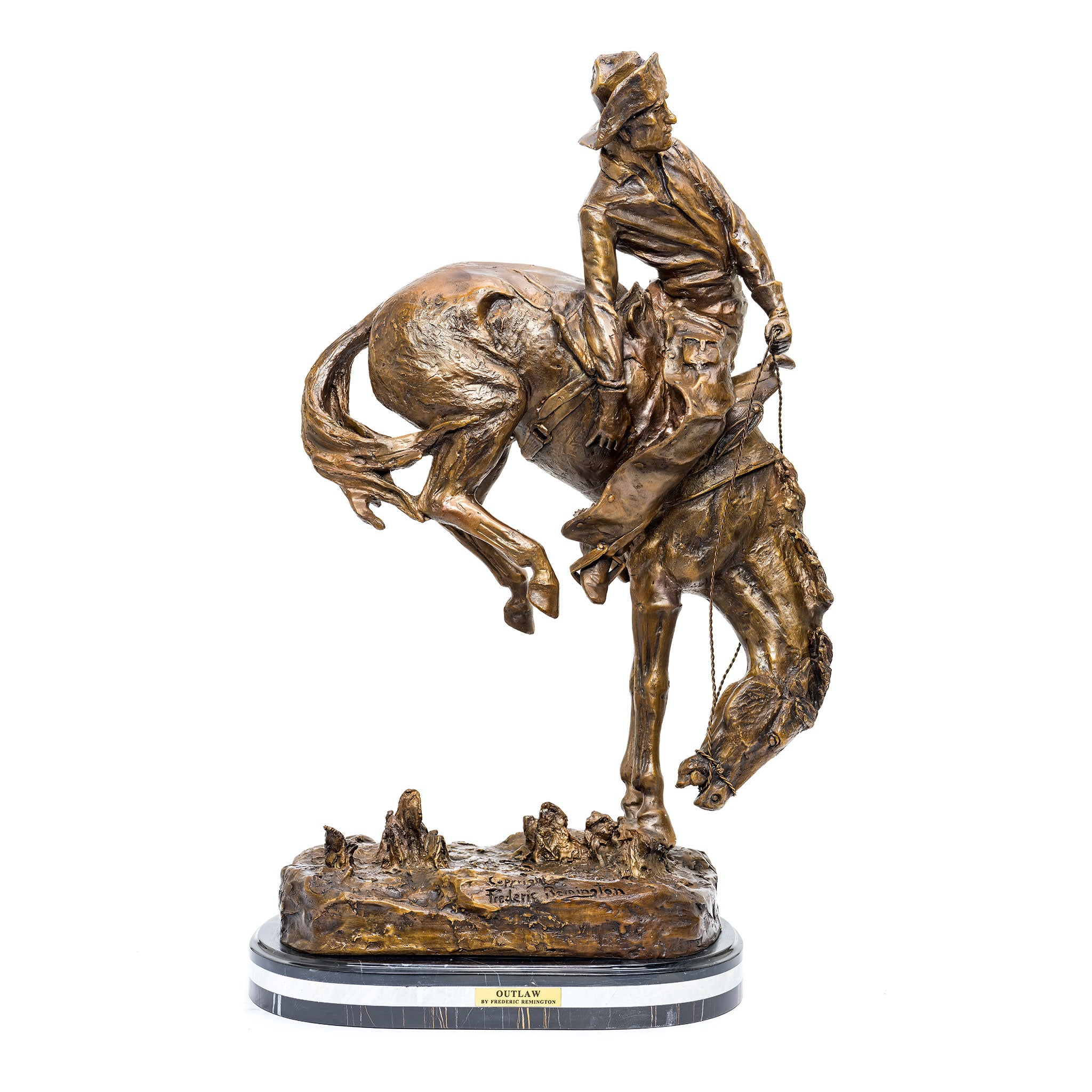 Frederic Remington Bronze Sculpture 