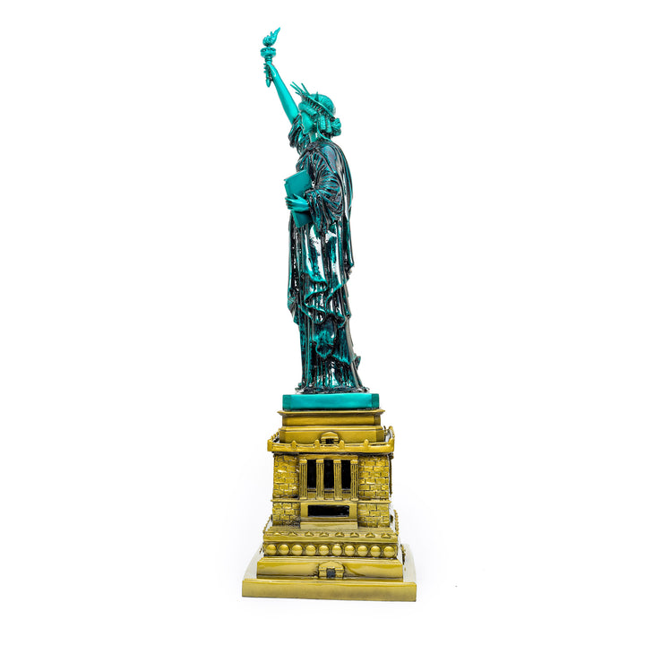 Elegant Statue of Liberty decor in Ferrari paint finish.