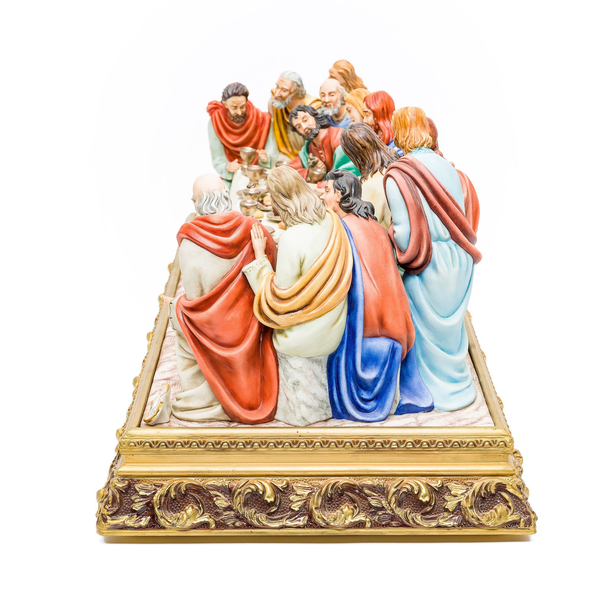 The Last Supper Capodimonte Porcelain Sculpture | Handmade i