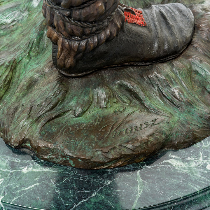 Joseph Krausz's Thanksgiving Day bronze art piece