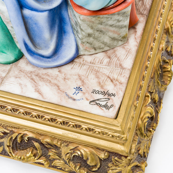 Limited-edition Last Supper sculpture, handmade in Italy