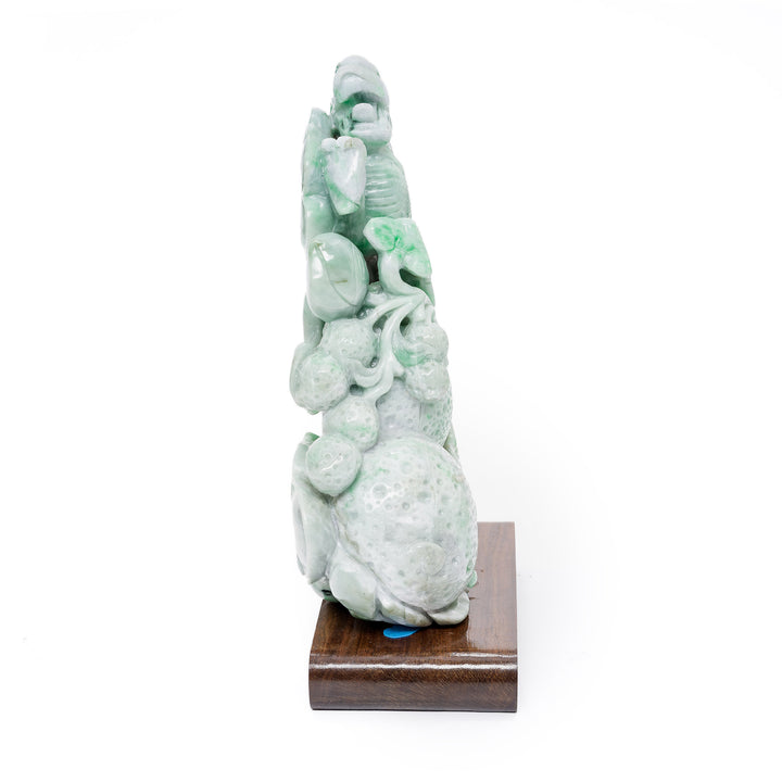 Traditional Chinese jade dragon carving for good luck