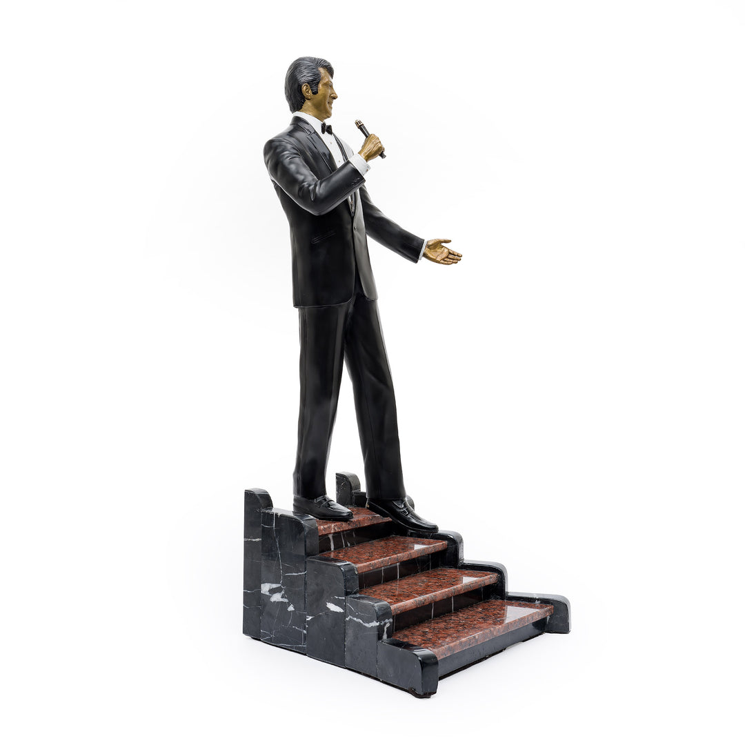 Exclusive Dean Martin collectible sculpture on custom base