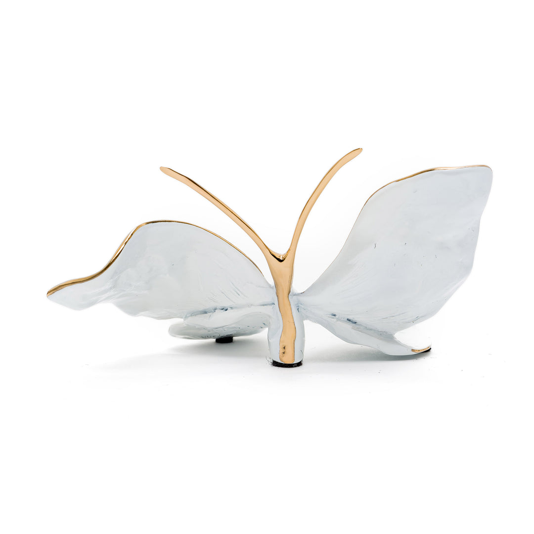 Back view of limited edition butterfly sculpture