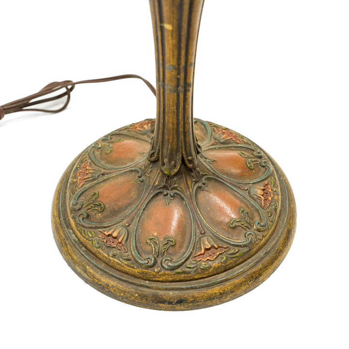 Ornate Art Nouveau-inspired floor lamp with intricate details