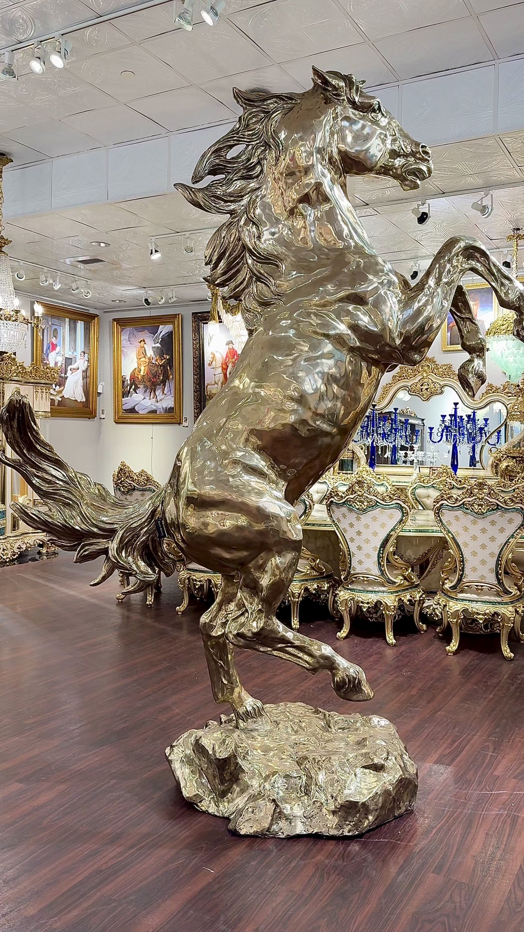 Ghiglieri's Monumental Horse Silver Plated