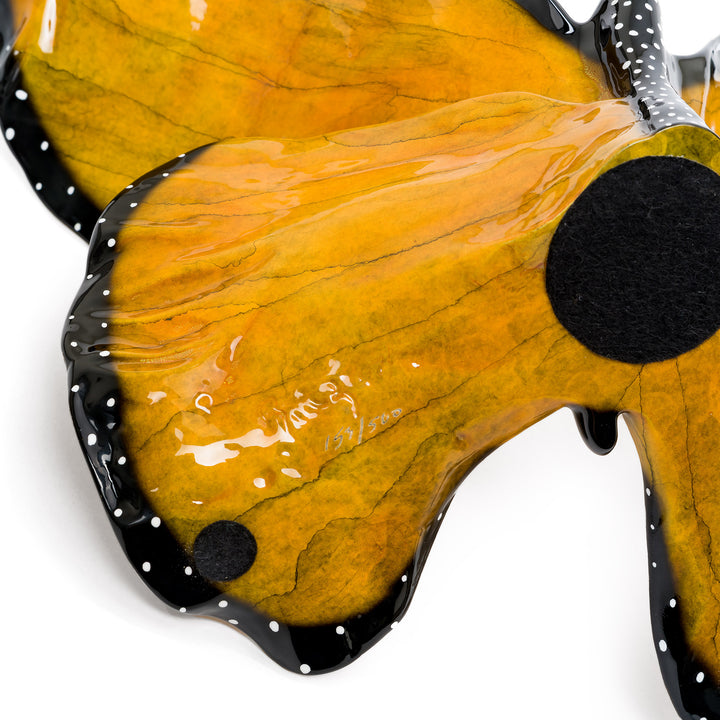 Signature and edition number on underside of sculpture