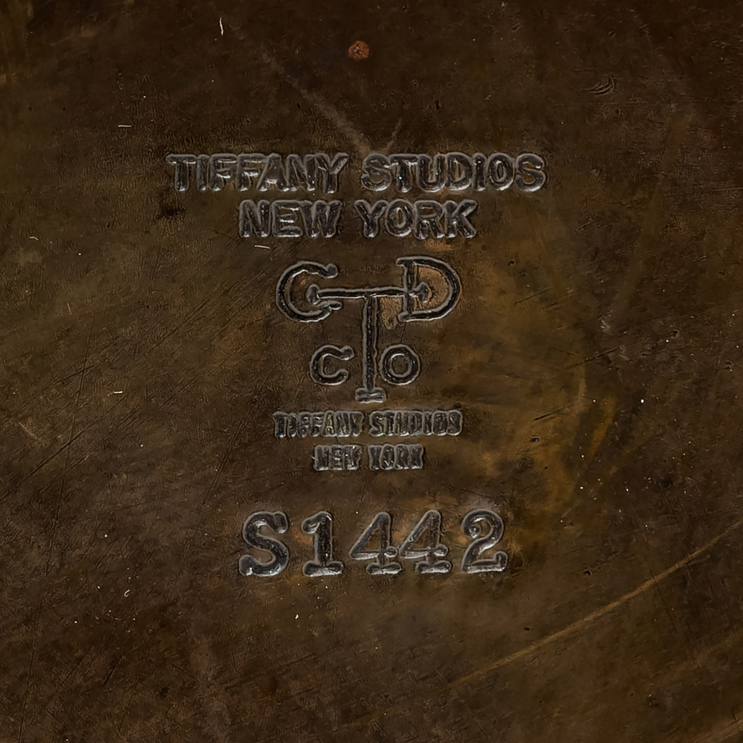 Stamped Tiffany Studios New York S1442 underside
