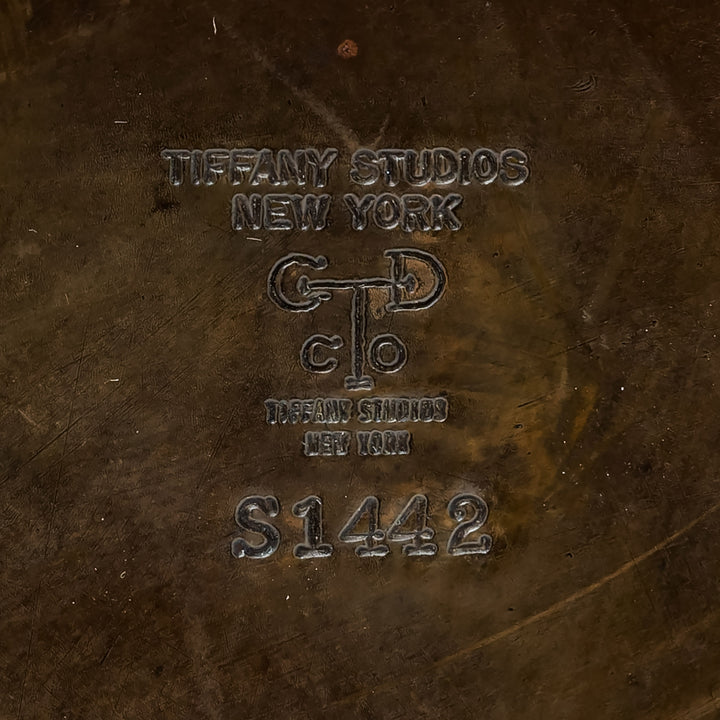 Stamped Tiffany Studios New York S1442 underside