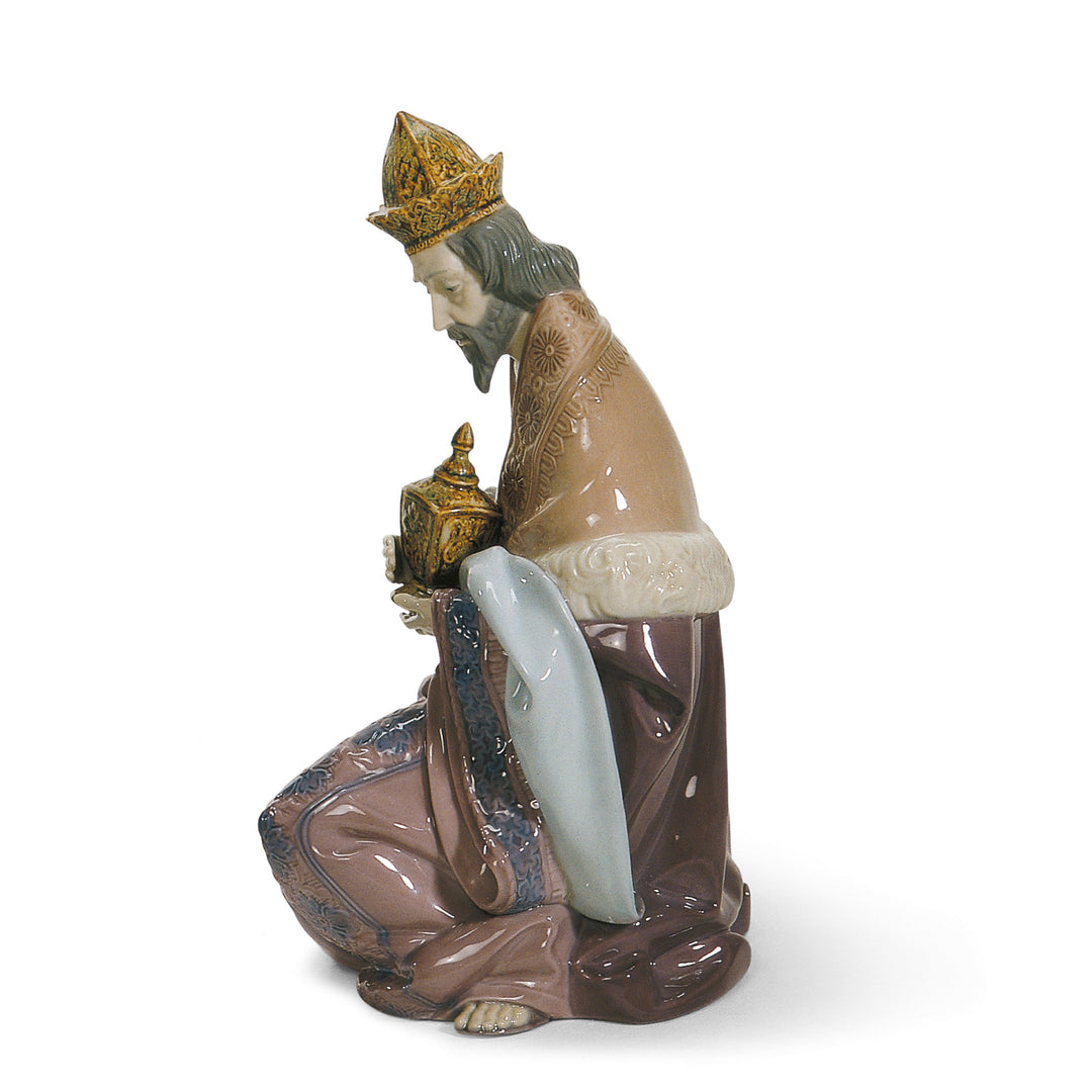 Lladro King Gaspar Nativity Figurine - 01001424