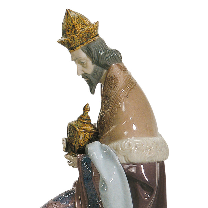 Image 2 Lladro King Gaspar Nativity Figurine - 01001424