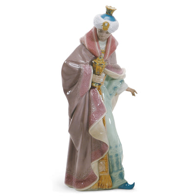 Lladro King Balthasar Nativity Figurine - 01001425