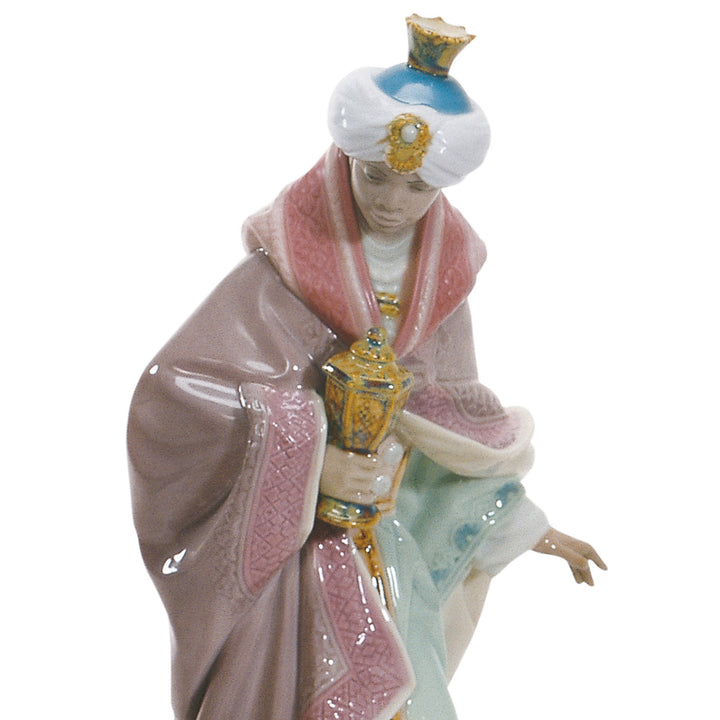 Image 2 Lladro King Balthasar Nativity Figurine - 01001425