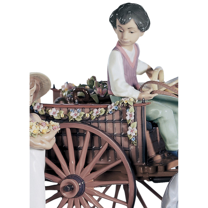 Image 3 Lladro Enchanted Outing Children Sculpture. Limited Edition - 01001797