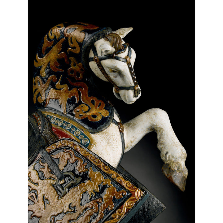 Image 7 Lladro Oriental Horse Sculpture. Limited Edition - 01001944