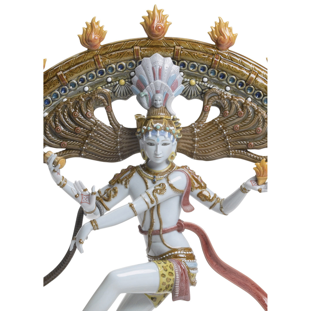 Image 2 Lladro Shiva Nataraja Sculpture. Limited Edition - 01001947