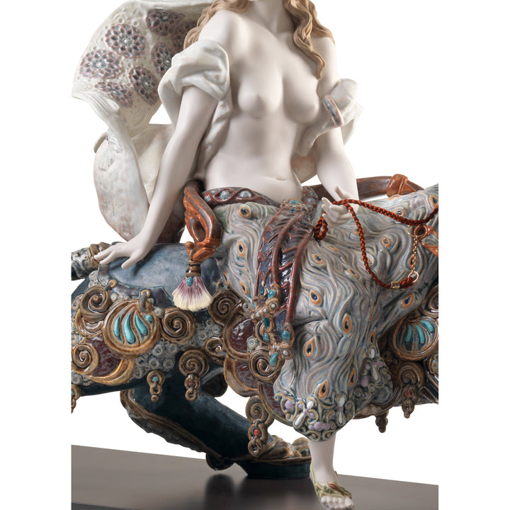 Image 5 Lladro Bacchante on A Panther Woman Sculpture. Limited Edition - 01001949