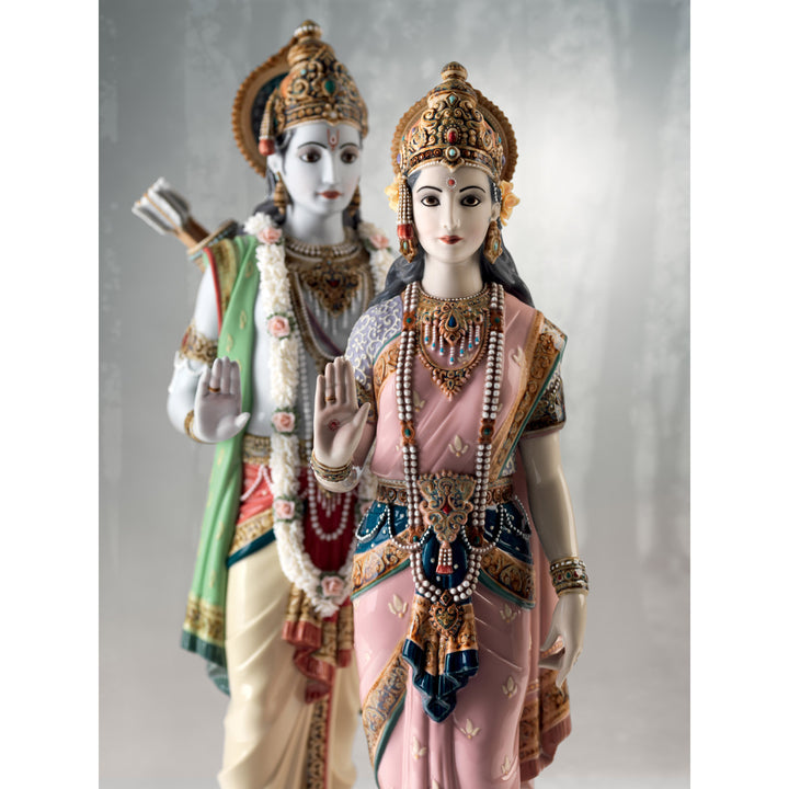 Image 3 Lladro Rama and Sita Sculpture. Limited Edition - 01001963