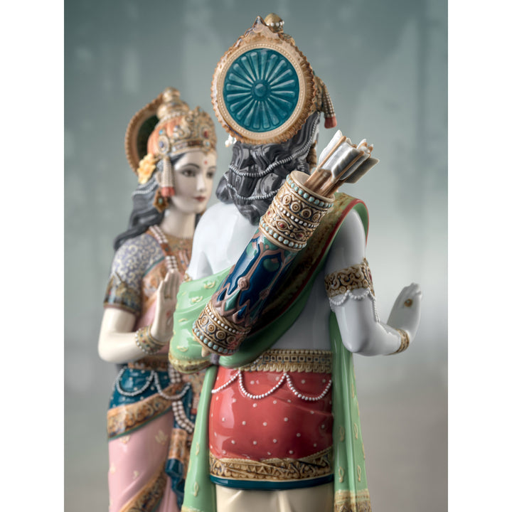 Image 4 Lladro Rama and Sita Sculpture. Limited Edition - 01001963
