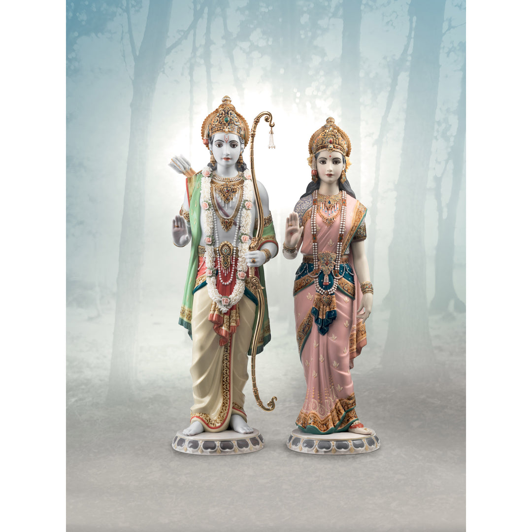 Image 5 Lladro Rama and Sita Sculpture. Limited Edition - 01001963