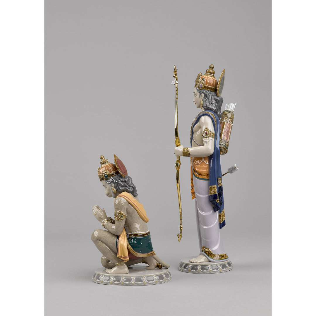 Image 8 Lladro Lakshman and Hanuman Sculpture. Limited Edition - 01001972