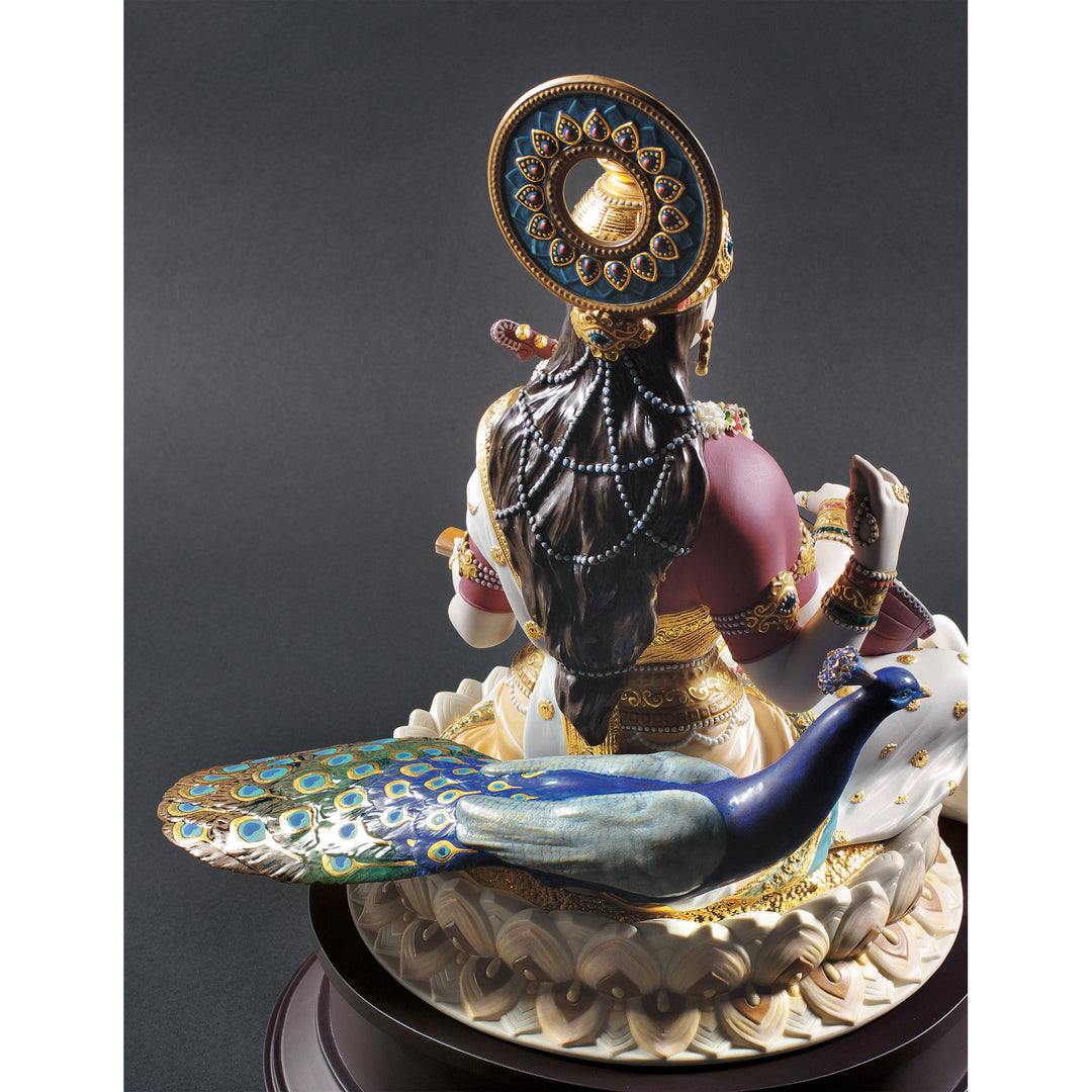 Image 2 Lladro Saraswati Sculpture. Limited Edition - 01001978