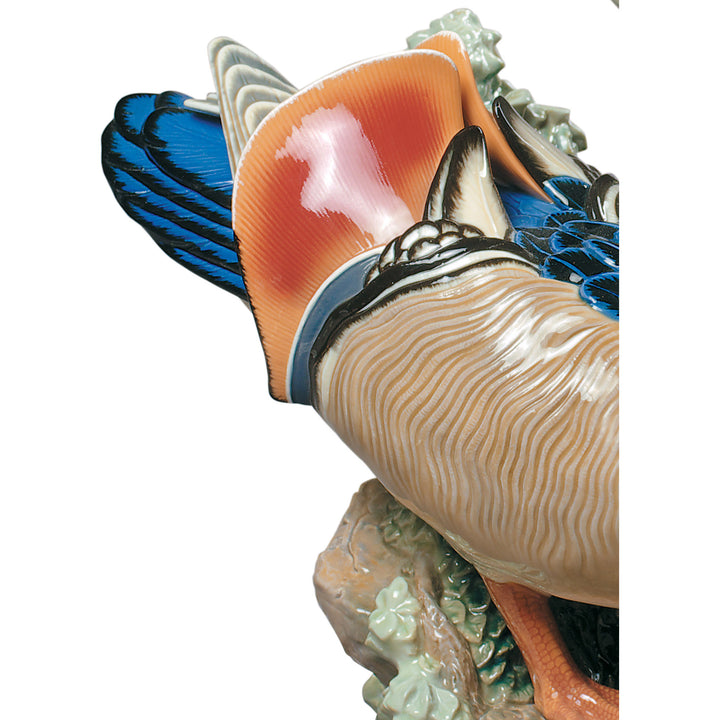Image 5 Lladro Mandarin Ducks Sculpture. Limited Edition - 01001979