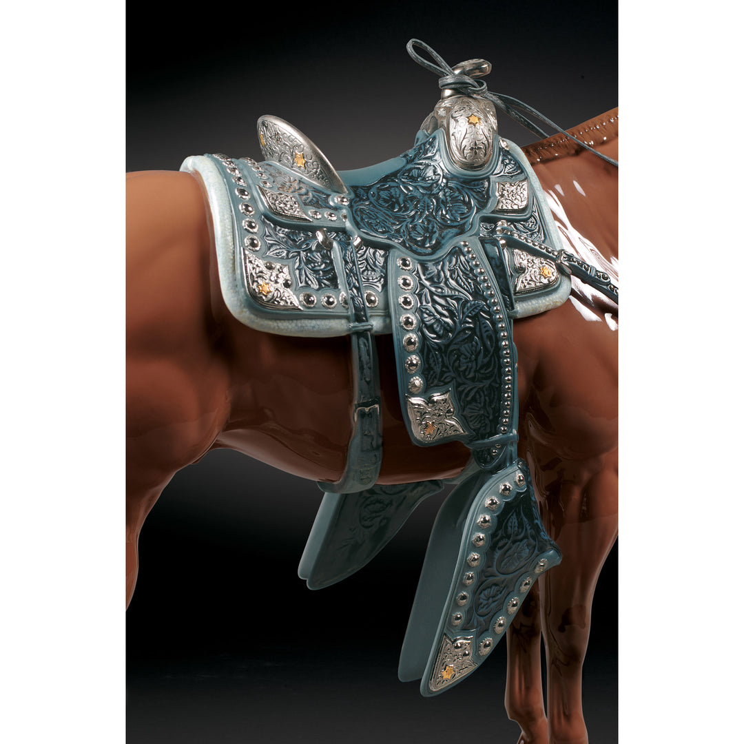 Image 2 Lladro Quarter Horse Sculpture. Limited Edition - 01001980