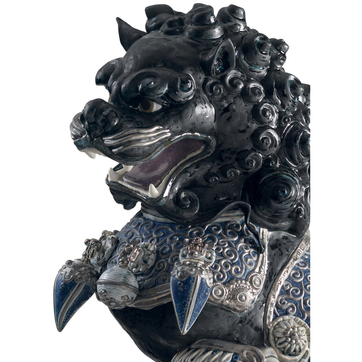 Image 4 Lladro Guardian Lioness Sculpture. Black. Limited Edition - 01001994