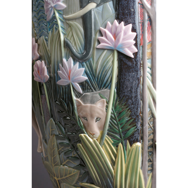 Image 12 Lladro Paradise Vase Sculpture. Limited Edition - 01001997