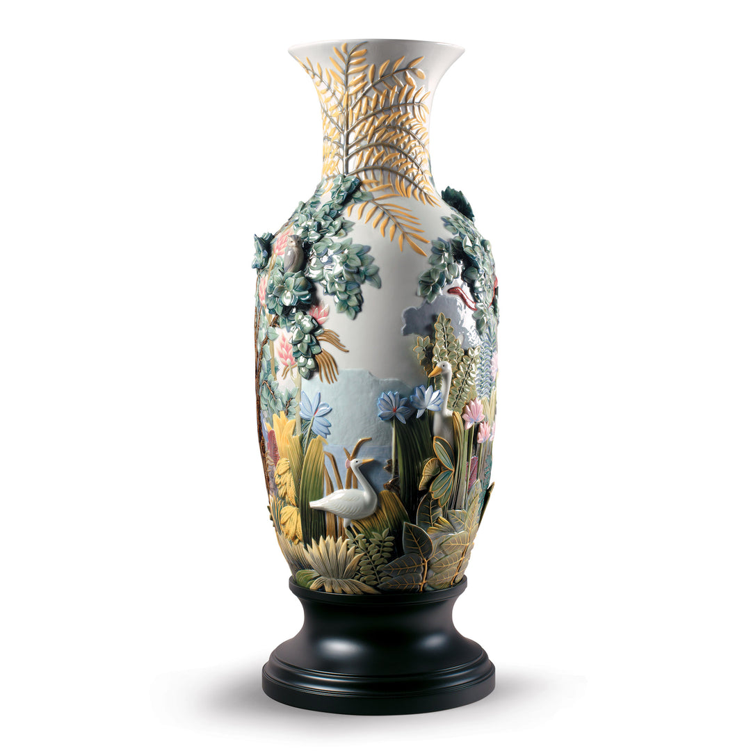 Image 2 Lladro Paradise Vase Animal Life Figurine. Limited Edition - 01002003