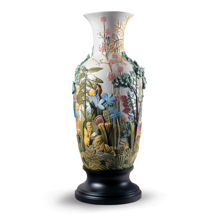 Image 3 Lladro Paradise Vase Animal Life Figurine. Limited Edition - 01002003