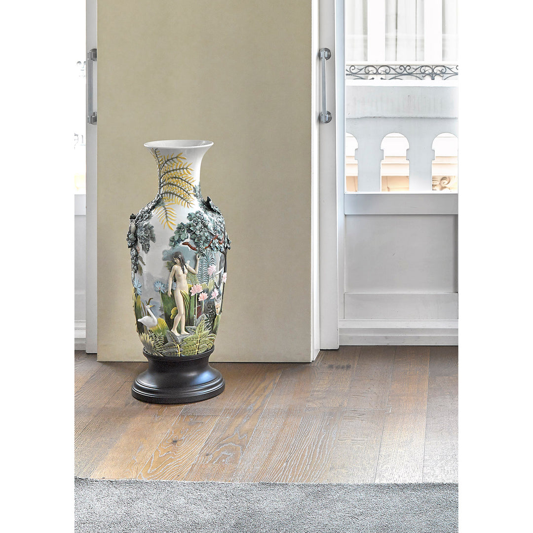 Image 5 Lladro Paradise Vase Animal Life Figurine. Limited Edition - 01002003
