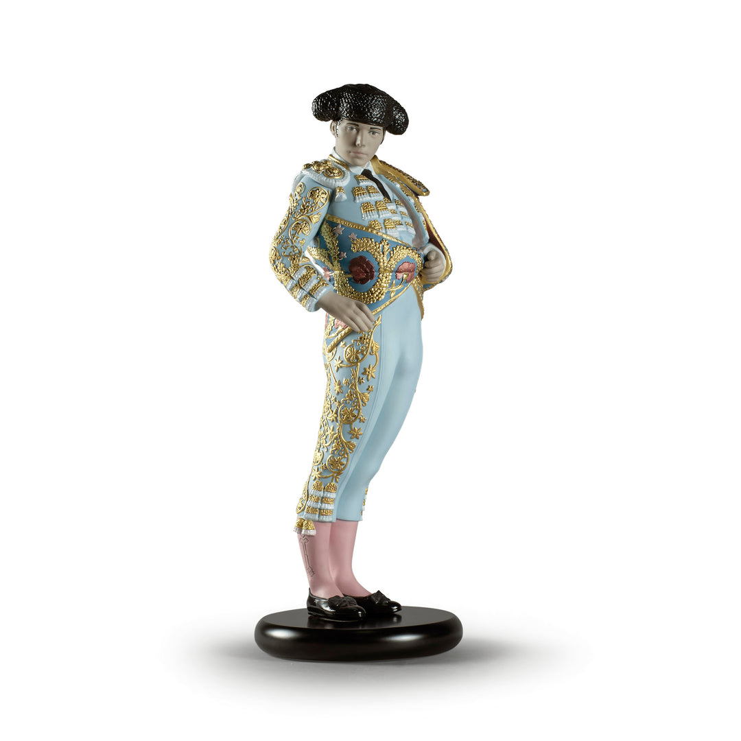 Lladro Bullfighter Figurine. Blue. Limited Edition - 01002013