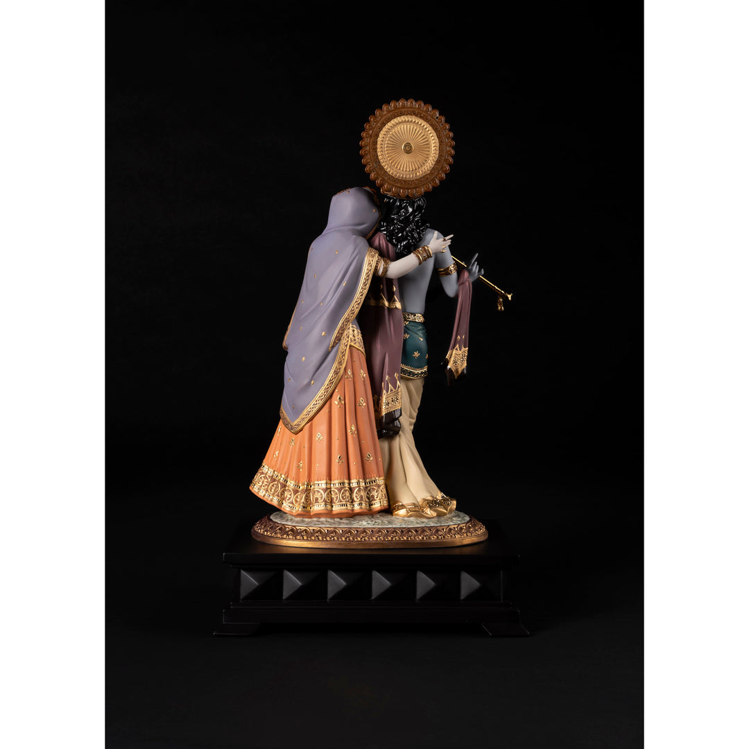 Image 3 Lladro Radha Krishna Sculpture. Limited edition - 01002015
